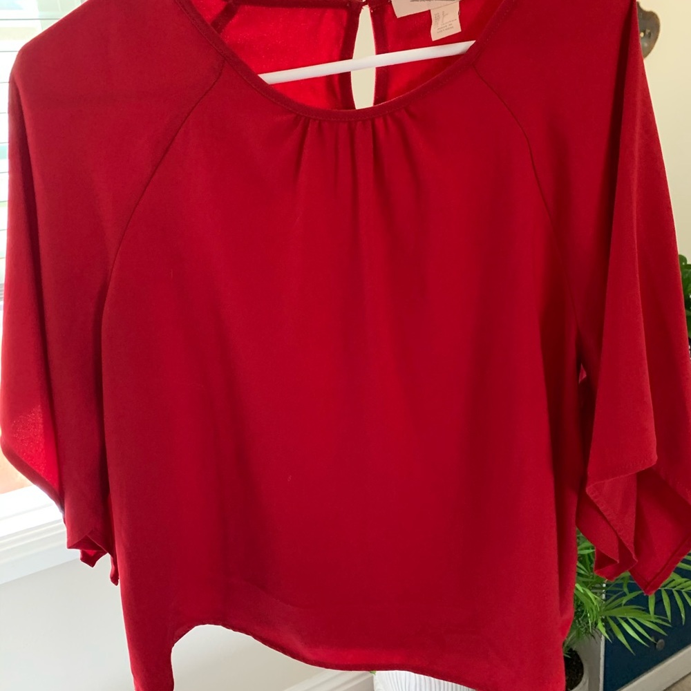 Red Blouse Forever 21